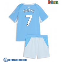 Fotballdrakt Barn Manchester City Iliman Ndiaye #7 Hjemmedraktsett 2026-27 Kortermet (+ Korte bukser)